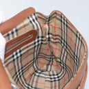 Burberrys Shoulder Bag Leather Gold Brown Auth bs29390-19