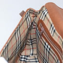 Burberrys Shoulder Bag Leather Gold Brown Auth bs29390-20