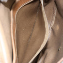 Christian Dior Honeycomb Canvas Shoulder Bag PVC Beige Gold Auth bs29391-20