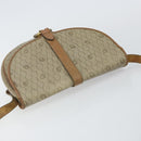 Christian Dior Honeycomb Canvas Shoulder Bag PVC Beige Gold Auth bs29391-6