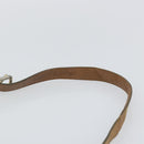 Christian Dior Honeycomb Canvas Shoulder Bag PVC Beige Gold Auth bs29391-8