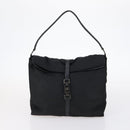GUCCI Bamboo Jackie Shoulder Bag Nylon 6Set Black Auth bs29393-22