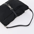GUCCI Bamboo Jackie Shoulder Bag Nylon 6Set Black Auth bs29393-24