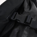 CHANEL Sports Shoulder Bag Coated Canvas Black Silver CC Auth bs29400-18