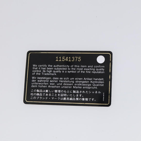 CHANEL Sports Shoulder Bag Coated Canvas Black Silver CC Auth bs29400