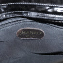 CHANEL Tote Bag Patent leather Black CC Auth bs29402-18