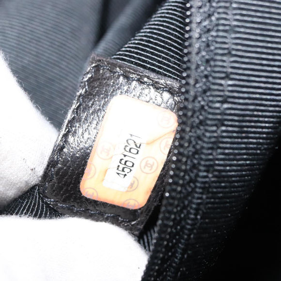 CHANEL Tote Bag Patent leather Black CC Auth bs29402