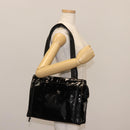 CHANEL Tote Bag Patent leather Black CC Auth bs29402-22
