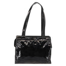 CHANEL Tote Bag Patent leather Black CC Auth bs29402-2
