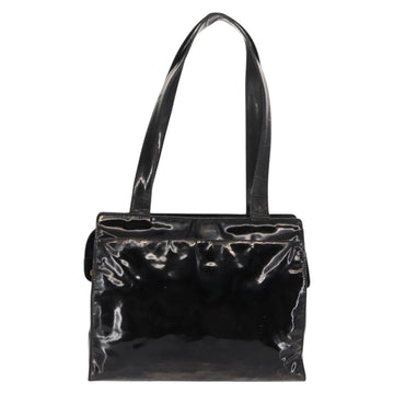 CHANEL Tote Bag Patent leather Black CC Auth bs29402 - 0
