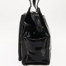 CHANEL Tote Bag Patent leather Black CC Auth bs29402-3