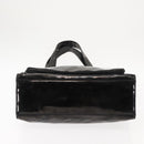 CHANEL Tote Bag Patent leather Black CC Auth bs29402-5