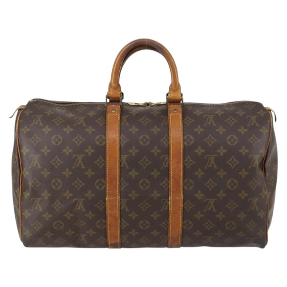 LOUIS VUITTON Monogram Keepall 45 Boston Bag M41428 LV Auth bs29404