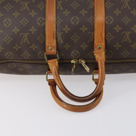 LOUIS VUITTON Monogram Keepall 45 Boston Bag M41428 LV Auth bs29404