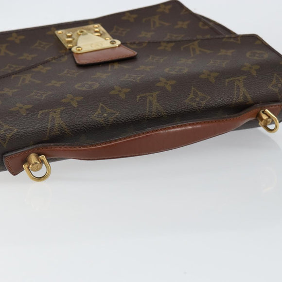 LOUIS VUITTON Monogram Monceau 28 Hand Bag M51185 LV Auth bs29406
