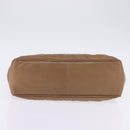 CHANEL Matelasse Chain Shoulder Bag Lamb Skin Beige Gold CC Auth bs29410-10