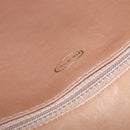 CHANEL Matelasse Chain Shoulder Bag Lamb Skin Beige Gold CC Auth bs29410-16