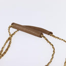 CHANEL Matelasse Chain Shoulder Bag Lamb Skin Beige Gold CC Auth bs29410-8