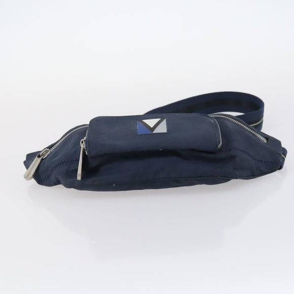 LOUIS VUITTON LV Cup Mizenu Waist Bag Navy M80706 LV Auth bs29411