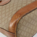 CELINE Macadam Canvas Tote Bag PVC Beige Gold Auth bs29412-16