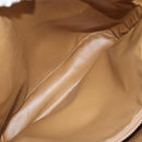 CELINE Macadam Canvas Tote Bag PVC Beige Gold Auth bs29412-23