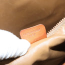 CELINE Macadam Canvas Tote Bag PVC Beige Gold Auth bs29412-12