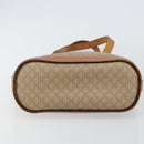 CELINE Macadam Canvas Tote Bag PVC Beige Gold Auth bs29412-5