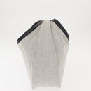 HERMES Sac Luco MM Shoulder Bag Canvas Leather Gray Black Silver Auth bs29413-4