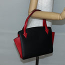 LOUIS VUITTON Epi Bicolor Varenne Hand Bag Black Red M52387 LV Auth bs29417-22