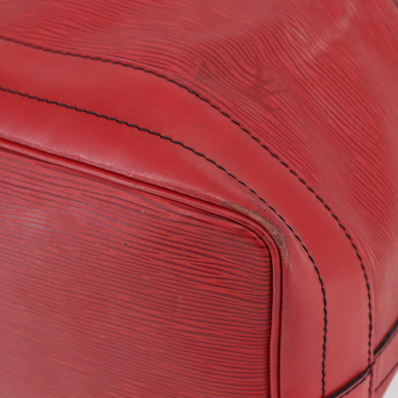 LOUIS VUITTON Epi Noe Shoulder Bag Red M44007 LV Auth bs29418