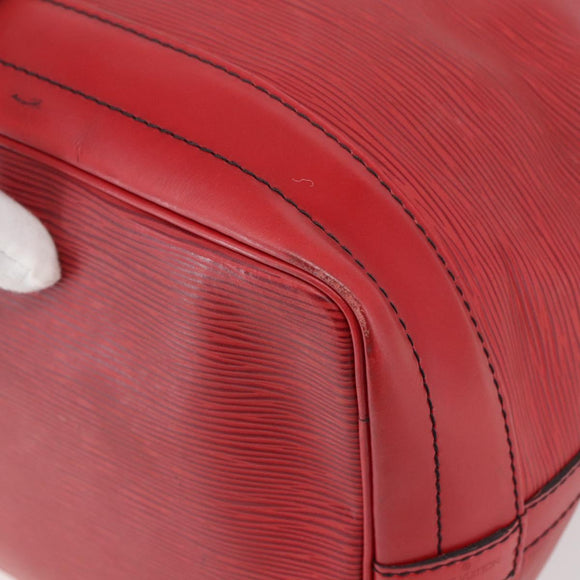 LOUIS VUITTON Epi Noe Shoulder Bag Red M44007 LV Auth bs29418