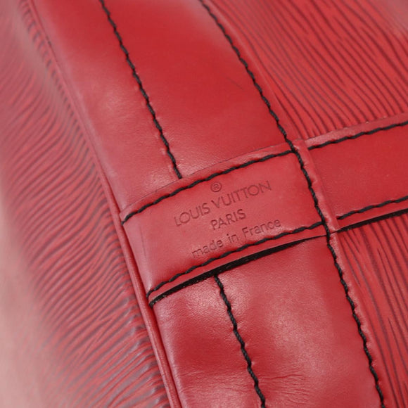 LOUIS VUITTON Epi Noe Shoulder Bag Red M44007 LV Auth bs29418