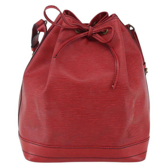 LOUIS VUITTON Epi Noe Shoulder Bag Red M44007 LV Auth bs29418