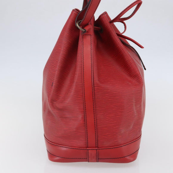 LOUIS VUITTON Epi Noe Shoulder Bag Red M44007 LV Auth bs29418
