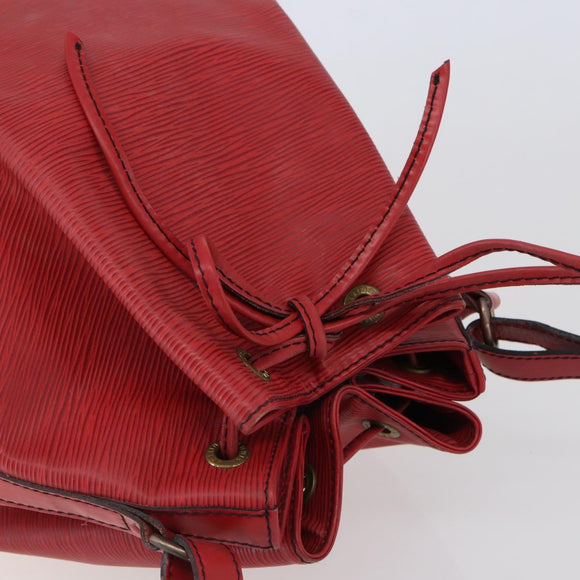 LOUIS VUITTON Epi Noe Shoulder Bag Red M44007 LV Auth bs29418