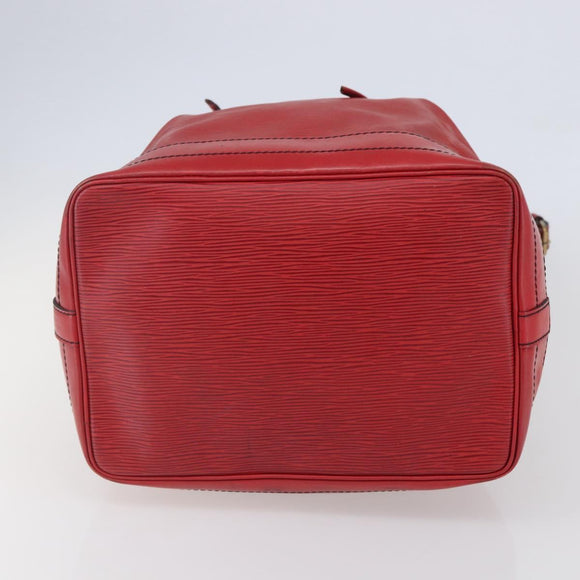 LOUIS VUITTON Epi Noe Shoulder Bag Red M44007 LV Auth bs29418