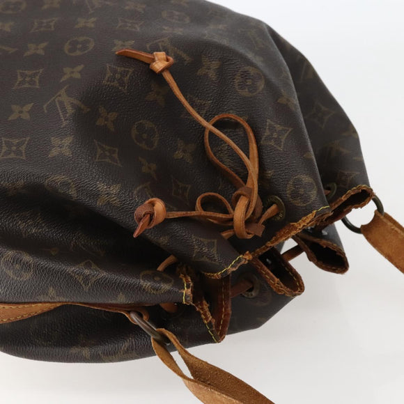 LOUIS VUITTON Monogram Noe Shoulder Bag M42224 LV Auth bs29422