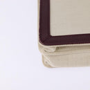 BALENCIAGA Navy Pochette Shoulder Bag Canvas Leather White 390641 Auth bs29426-15