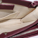 BALENCIAGA Navy Pochette Shoulder Bag Canvas Leather White 390641 Auth bs29426-18