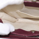 BALENCIAGA Navy Pochette Shoulder Bag Canvas Leather White 390641 Auth bs29426-19