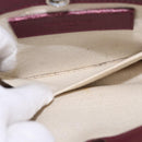 BALENCIAGA Navy Pochette Shoulder Bag Canvas Leather White 390641 Auth bs29426-21