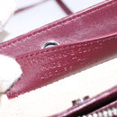 BALENCIAGA Navy Pochette Shoulder Bag Canvas Leather White 390641 Auth bs29426-12