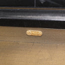 FENDI Attache case Hand Bag Leather Black Auth bs29431-18