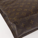 LOUIS VUITTON Monogram Sac Plat Hand Bag Vintage M51140 LV Auth bs29434-16