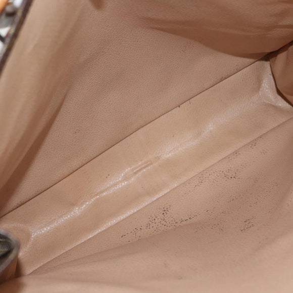 LOUIS VUITTON Monogram Sac Plat Hand Bag Vintage M51140 LV Auth bs29434