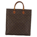 LOUIS VUITTON Monogram Sac Plat Hand Bag Vintage M51140 LV Auth bs29434-2