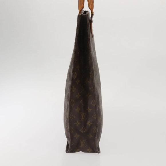 LOUIS VUITTON Monogram Sac Plat Hand Bag Vintage M51140 LV Auth bs29434