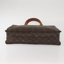 LOUIS VUITTON Monogram Sac Plat Hand Bag Vintage M51140 LV Auth bs29434-5
