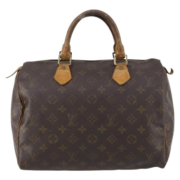 LOUIS VUITTON Monogram Speedy 30 Hand Bag M41526 LV Auth bs29436