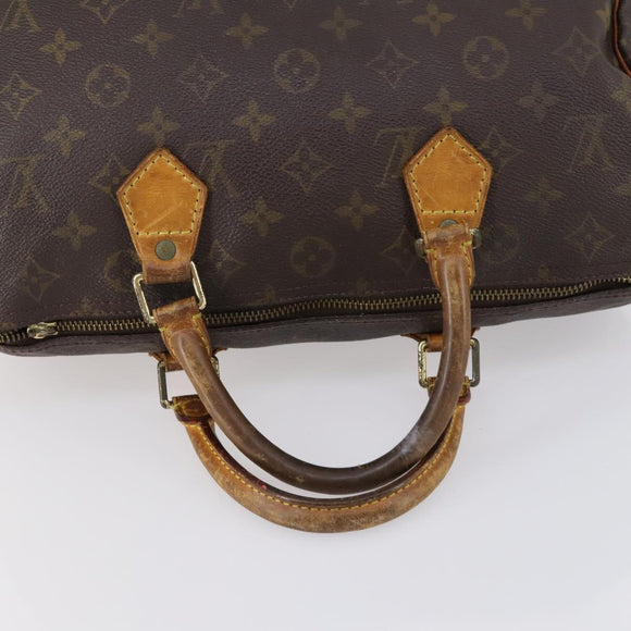 LOUIS VUITTON Monogram Speedy 30 Hand Bag M41526 LV Auth bs29436